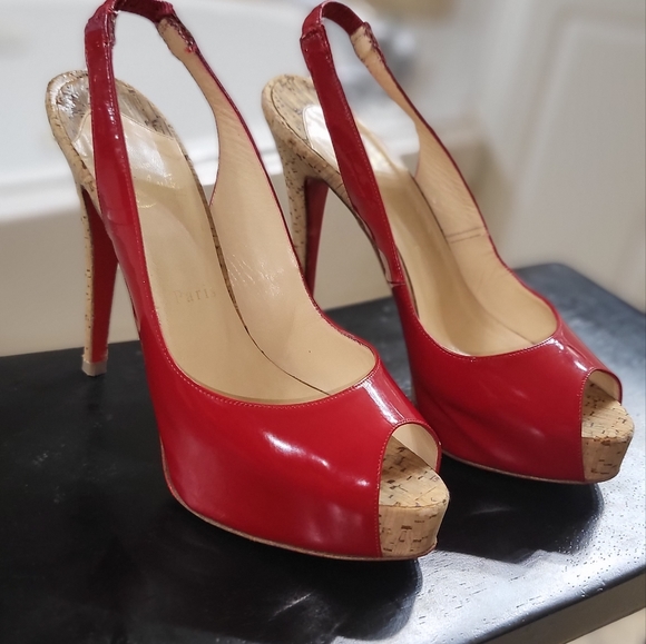 Christian Louboutin Red Heels - Picture 2 of 14